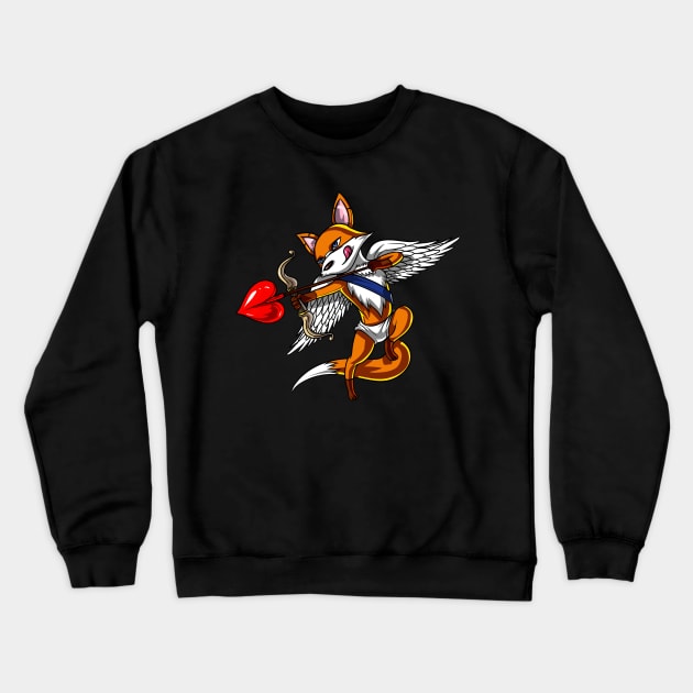 Fox Cupid Crewneck Sweatshirt by underheaven